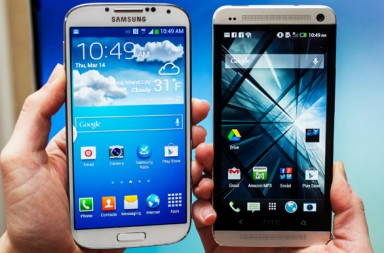 Samsung Galaxy S4 si HTC One