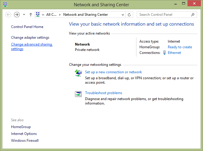 Sharing in Windows 8 - Pasul 2
