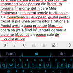 SwiftKey test scriere