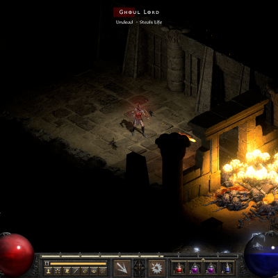 Diablo 2 - Resurrected: Foc cu foc