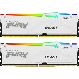 Kingston FURY Beast RGB White 64GB DDR5 6000MHz CL40